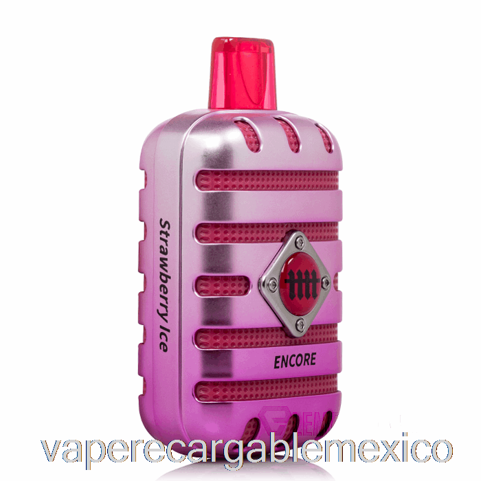 Vape Recargable Que Ese Encore 6500 Hielo De Fresa Desechable